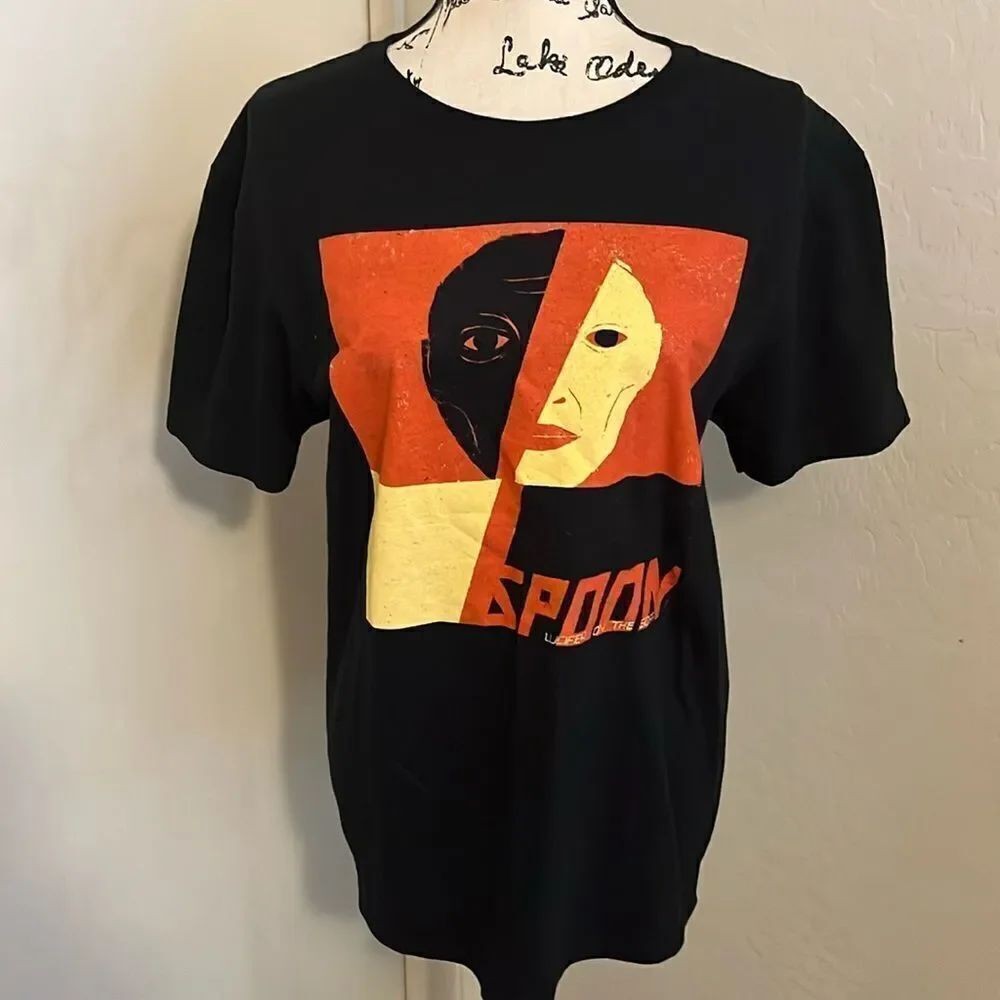 Spoon Band Black Lucifer On The Sofa Tour 2023 Graphic T-Shirt Concert Festival